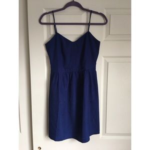 J. Crew navy blue dress
